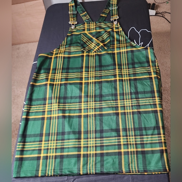 Jolie & Joy by FCT Plaid Jumper Dress | Size 2X - Picture 5 of 9